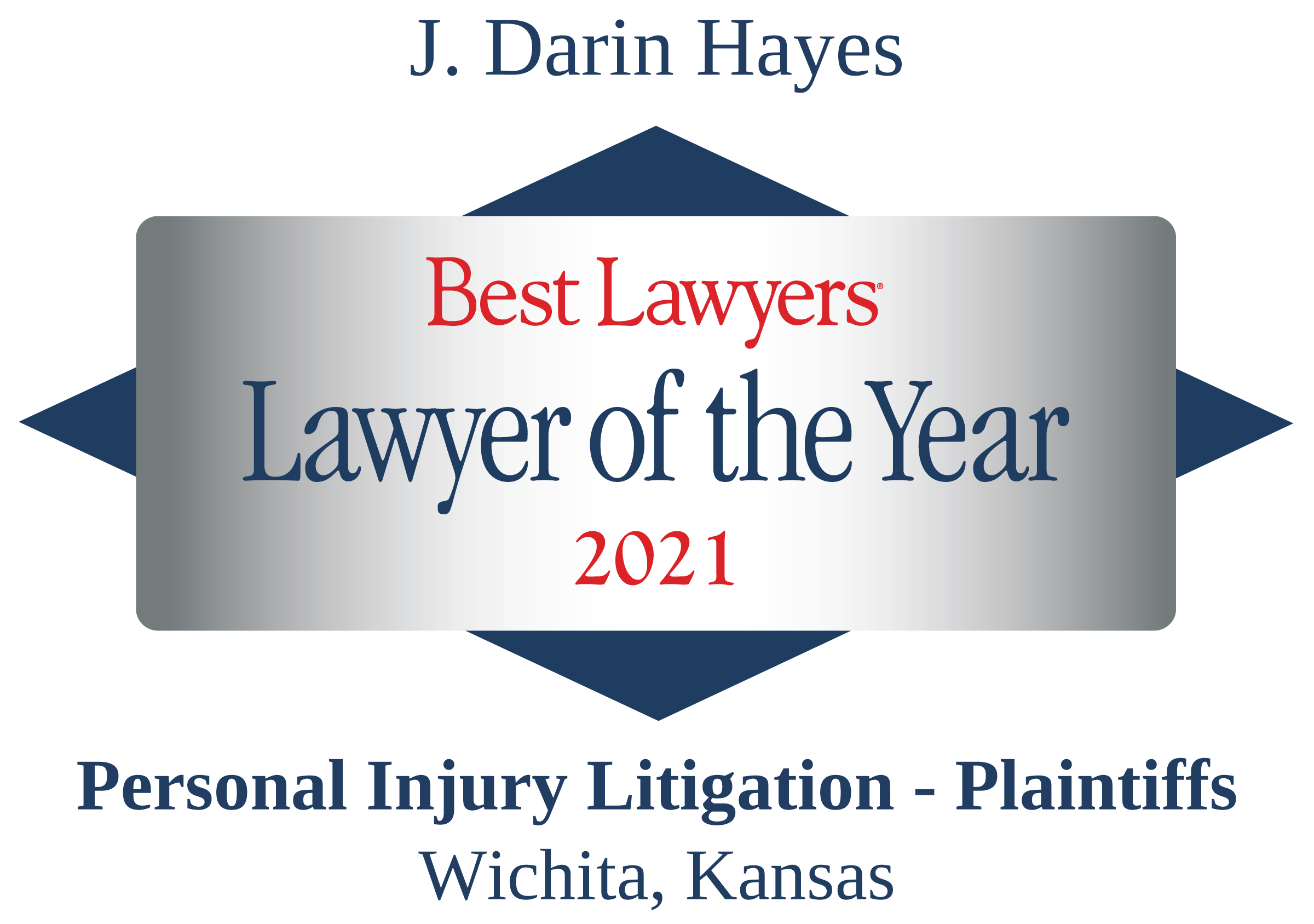 Darin best lawyers badge